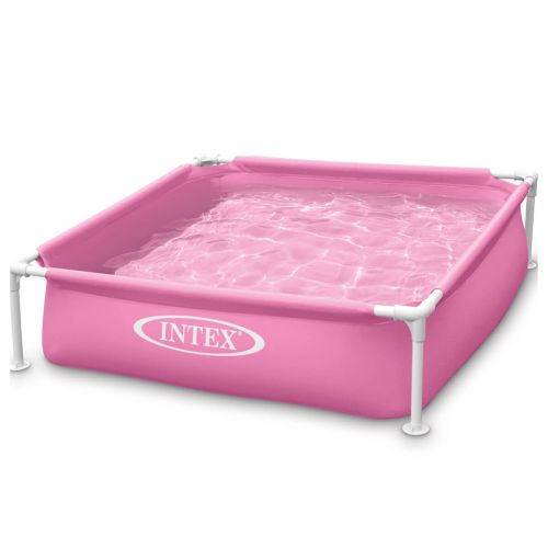 Kinderzwembad met frame - roze