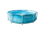 Intex zwembad rond 305 x 76 | Beachside Metal Frame