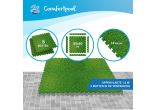 Zwembad vloertegels - 80 stuks | Gras-print| Isolatie en bescherming | Zwembad ondervloer | Foam tegels | Speelmatten | Tuin tegels | Isolatiematten