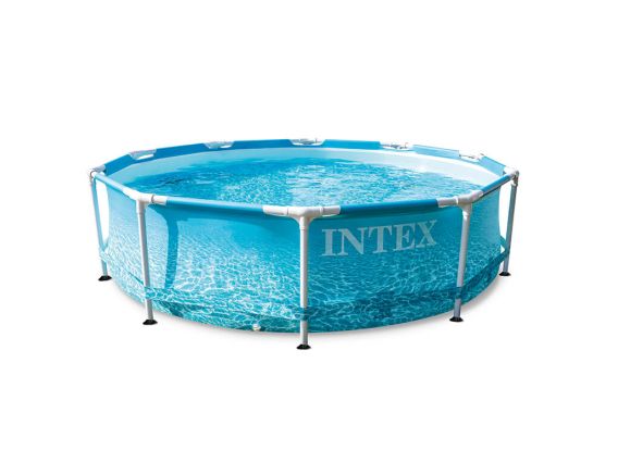 Intex zwembad rond 305 x 76 | Beachside Metal Frame