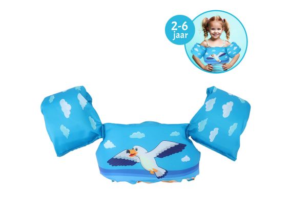 Comfortpool Floaty Friends puddle jumper - Meeuw | Kinderzwemvest | Praktisch en comfortabel