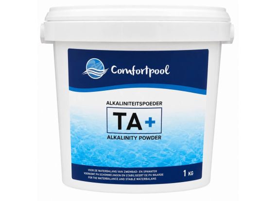 Comfortpool Alkaliniteit poeder | 1 kg | Verhoogt alkaliniteit | Stabiliseert pH-waarde