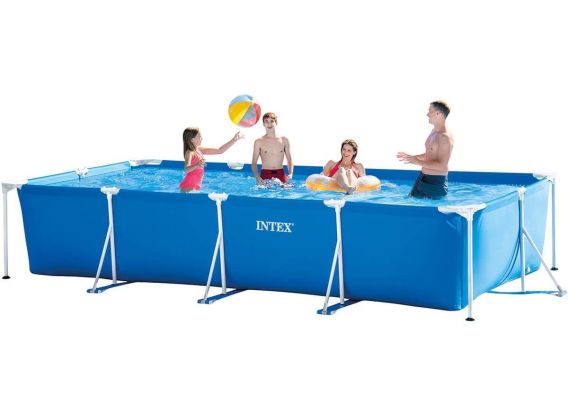 Intex zwembad 450 x 220 x 84 | Rechthoekig frame zwembad