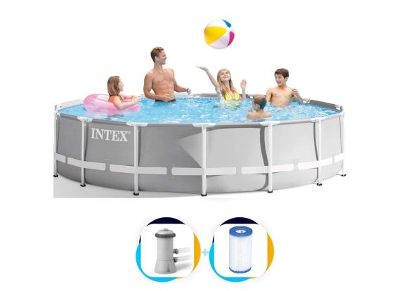 Intex zwembad 305 x 76 | Prism Frame met filterpomp