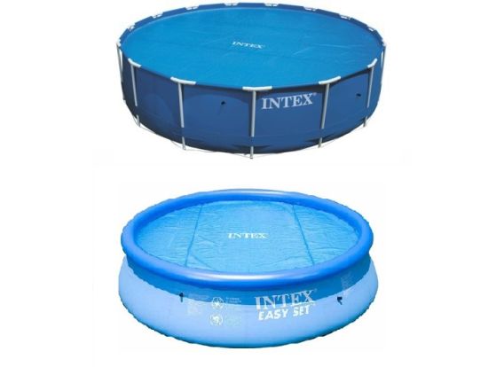 Intex solar afdekzeil 457 rond | Verwarmende noppenfolie
