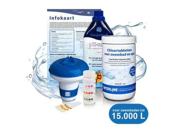 Comfortpool Chloor Starterspakket groot | Tot 15.000 liter