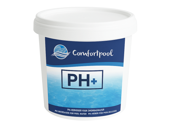 pH-plus poeder | 1 kg | Verhoogt de pH-waarde | Voor helder zwembadwater | Comfortpool
