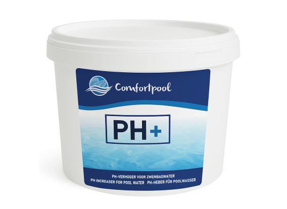 pH-plus poeder | 5 kg | Verhoogt de pH-waarde | Voor helder zwembadwater | Comfortpool