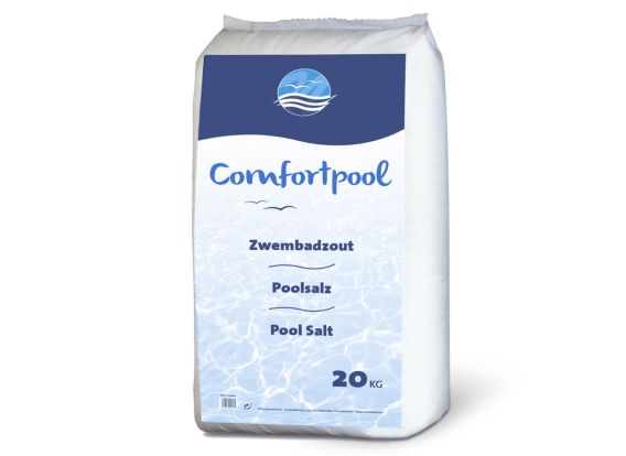 Zwembadzout 20 kg | Voor schoon zwembadwater | Geschikt voor Intex zoutwatersysteem | Comfortpool