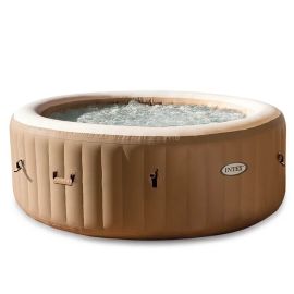 Intex Spa tub voor 4-persoons opblaasbare PureSpa Bubble jacuzzi
