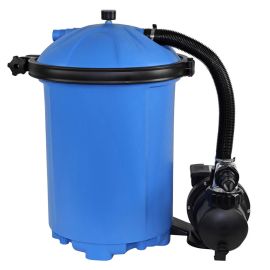 Cartridge filterpomp FuzzyClean 9500 | Tot 35.000 liter | Duurzaam met filterbolletjes