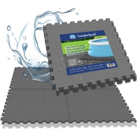 Comfortpool Zwembad Vloertegels Grijs - 15 stuks | Isolatie en bescherming | Zwembad ondervloer | 50 x 50 cm