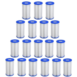 Filtercartridge A - set van 18 stuks | Voor Intex en Bestway filterpompen