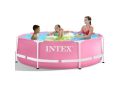 Intex Metal Frame zwembad 244 x 76 cm - roze