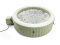 Intex PureSpa Bubble Massage Opblaasbare Spa | 6-persoons | Olijfgroen
