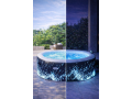 Intex PureSpa Glow Deluxe opblaasbare spa 4-persoons