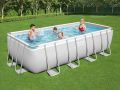 Bestway zwembad 488 x 244 x 122 cm | Rechthoekig Power Steel