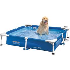 Intex hondenzwembad 152 x 152 x 30 cm | Frame zwembad met filterpomp