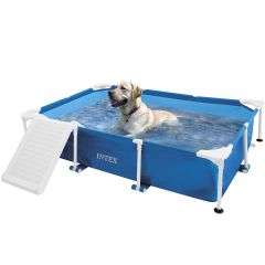 Intex hondenzwembad 229 x 152 x 46 cm | Frame zwembad met filterpomp