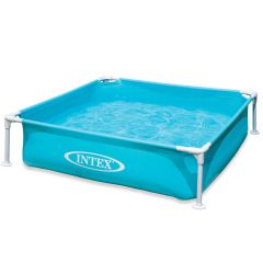 Kinderzwembad met frame - blauw