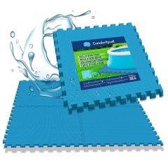 Zwembad vloertegels - 20 stuks | Extra dik | Isolatie en bescherming | Zwembad ondervloer | Foam tegels | Speelmatten | Tuin tegels | Isolatiematten
