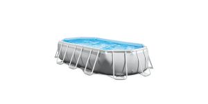 Intex zwembad 503 x 274 x 122 | Ovaal Prism Frame met filterpomp