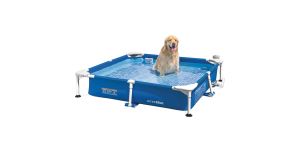 Intex hondenzwembad 152 x 152 x 30 cm | Frame zwembad met filterpomp