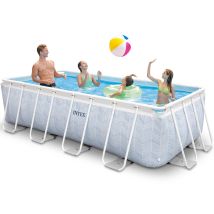 Intex Chevron Prism Frame zwembad 400 x 200 x 100 cm