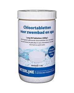 Interline Chloortabletten 90Long 200gr/1kg