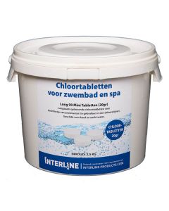 Interline Chloortabletten 90Long 20gr/2.5kg