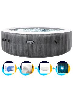 Intex opblaasbare jacuzzi Greywood Deluxe 6 persoons