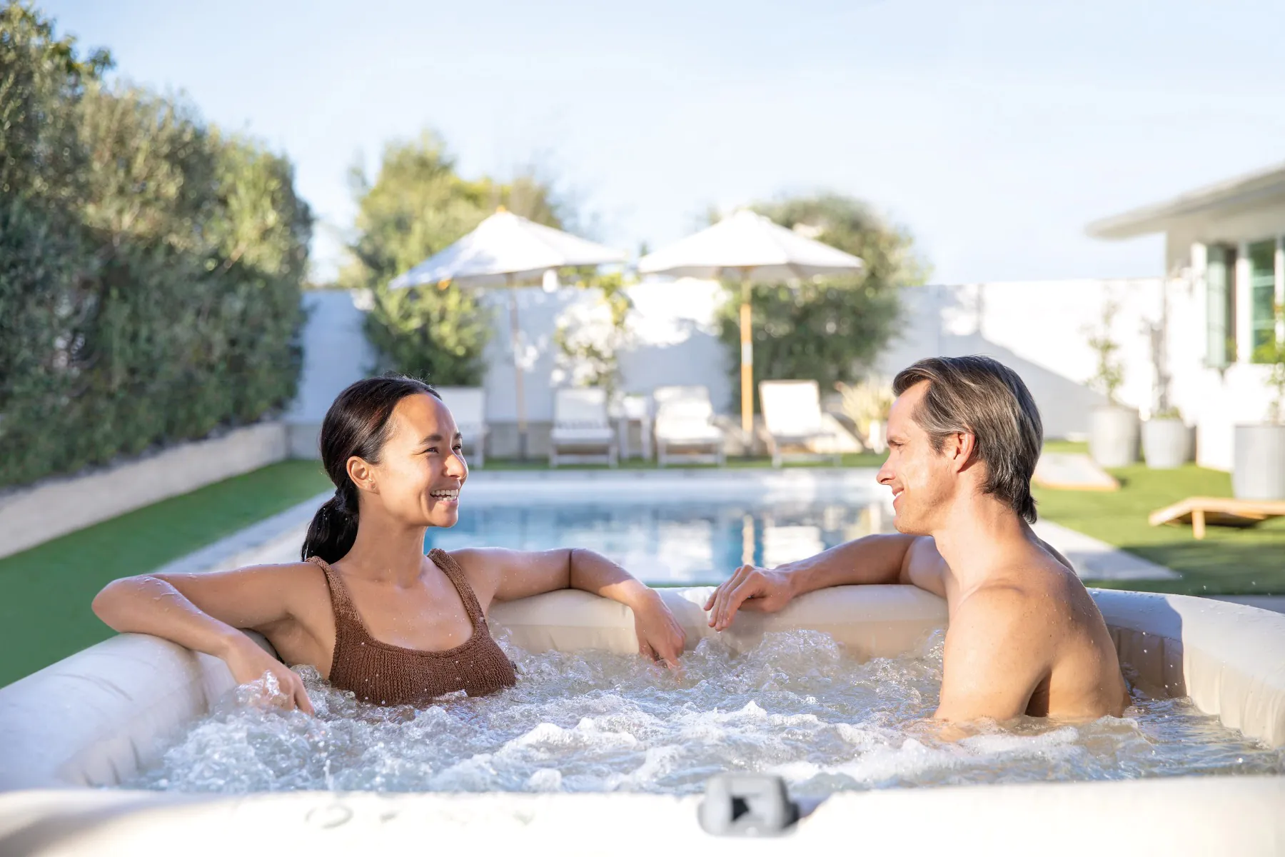 Intex Greywood Bubble Plus Massage jacuzzi Chevron jacuzzi