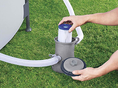 Bestway zwembad met filterpomp Bestway cartridgefilterpomp