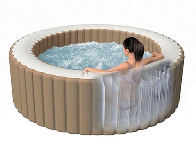 Opblaasbare jacuzzi met Fiber-Tech technologie