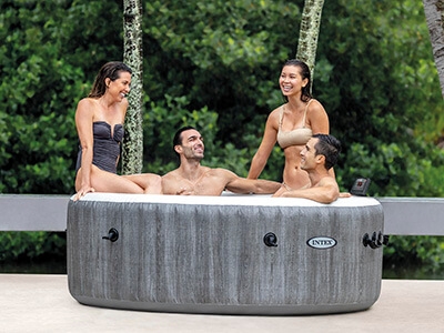 Intex Greywood Deluxe opblaasbare spa